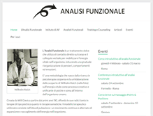 Tablet Screenshot of analisifunzionale.it